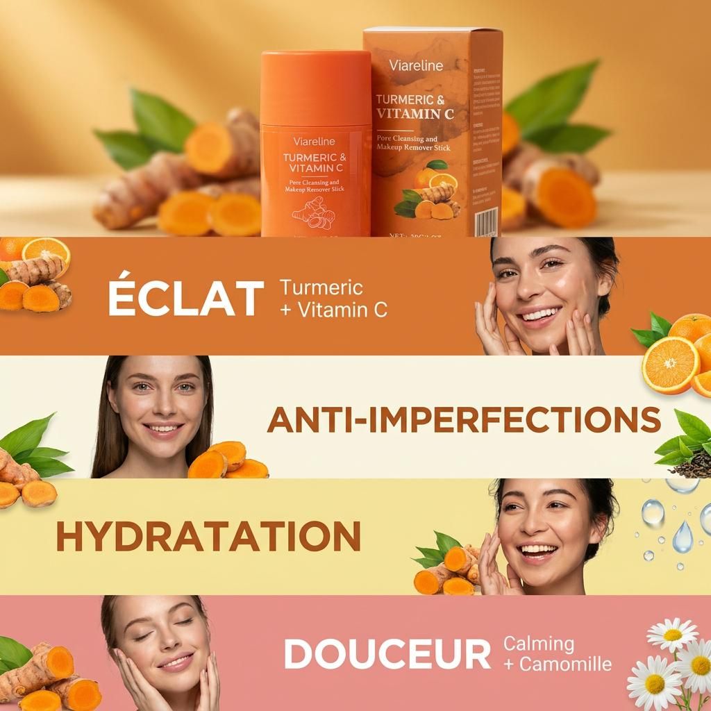Duo Glow Ultime 🥑✨ Stick Curcuma Éclat & Stick Avocat Nutrition - Routine Complète